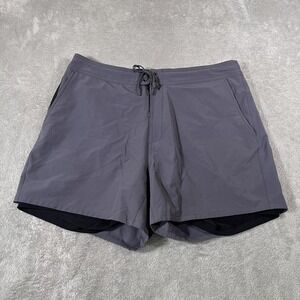 Ten Thousand Foundation Short Mens XL Gray Lined Athletic Training‎ Gym Running
